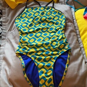 Speedo open back one-piece